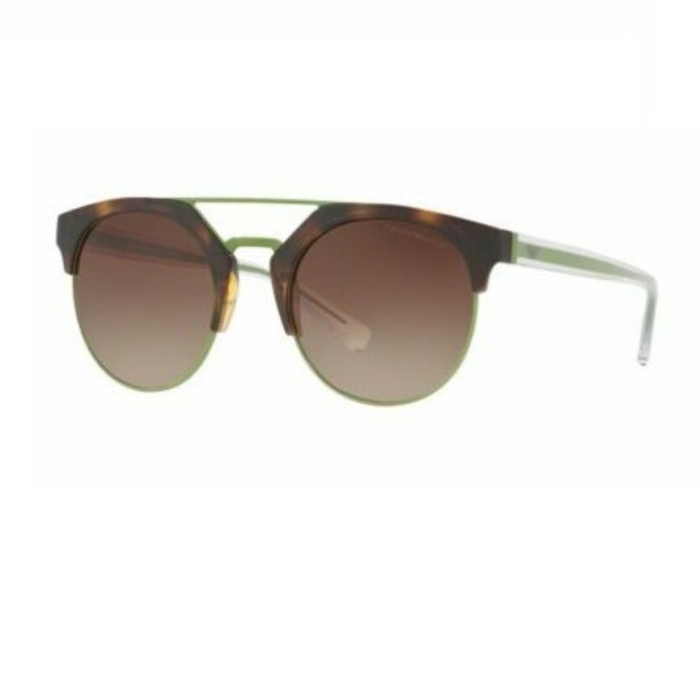 EMPORIO ARMANI Women EA 4092 5026/13 Sunglasses, havana / apple | brown gradient
